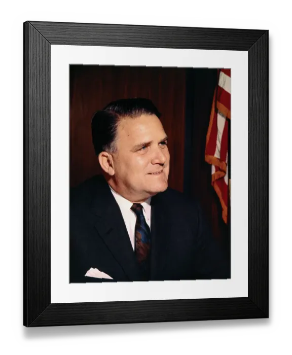 Framed Print : Aeronautics and Space Administrator James E. Webb