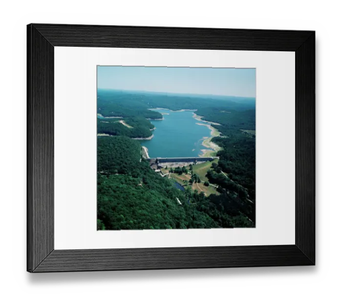Framed Print : Croton Reservoir and Hudson River Framed Print : Croton Reservoir and Hudson River