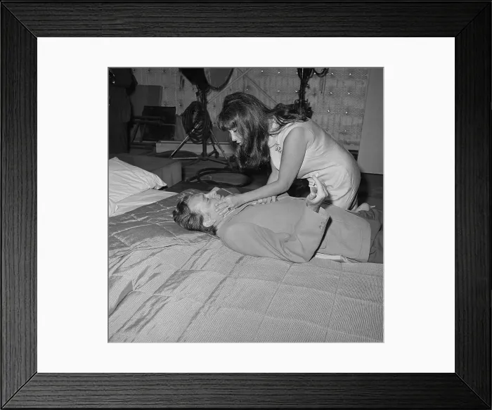 Framed Print : On the Set of Who's Afraid of Virginia Woolf? Framed Print : On the Set of Who's Afraid of Virginia Woolf?