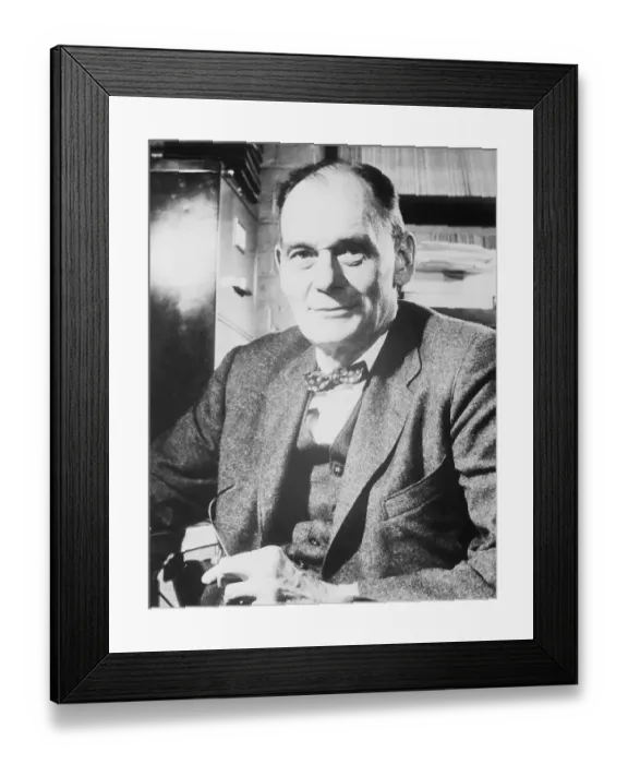 Framed Print : Portrait of Dr. John F. Enders Framed Print : Portrait of Dr. John F. Enders