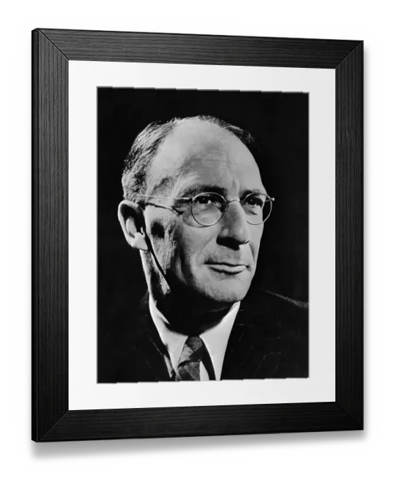 Framed Print : C.S. Forester Posing For Portrait Framed Print : C.S. Forester Posing For Portrait