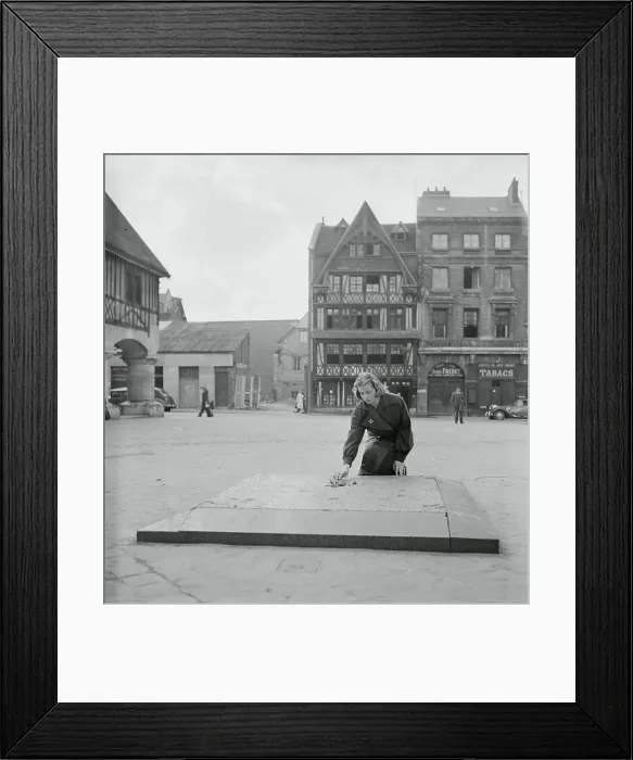 Framed Print : Ingrid Bergman at Gravesite Framed Print : Ingrid Bergman at Gravesite