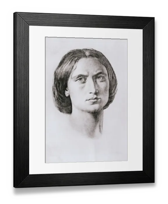 Framed Print : Engraving of George Eliot Framed Print : Engraving of George Eliot