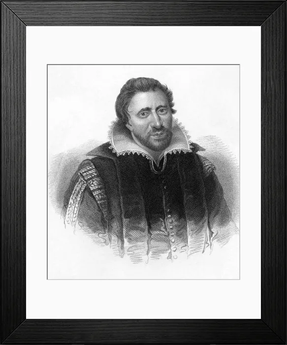 Framed Print : Portrait of Ben Jonson Framed Print : Portrait of Ben Jonson