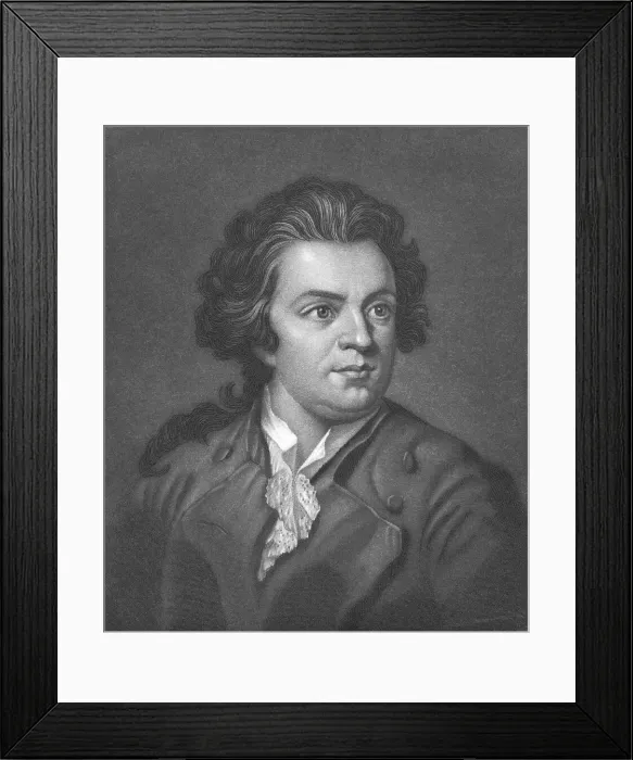 Framed Print : Portrait of Gotthold Ephraim Lessing Framed Print : Portrait of Gotthold Ephraim Lessing