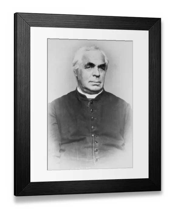 Framed Print : Portrait of Reverend Sebastian Kneipp Framed Print : Portrait of Reverend Sebastian Kneipp