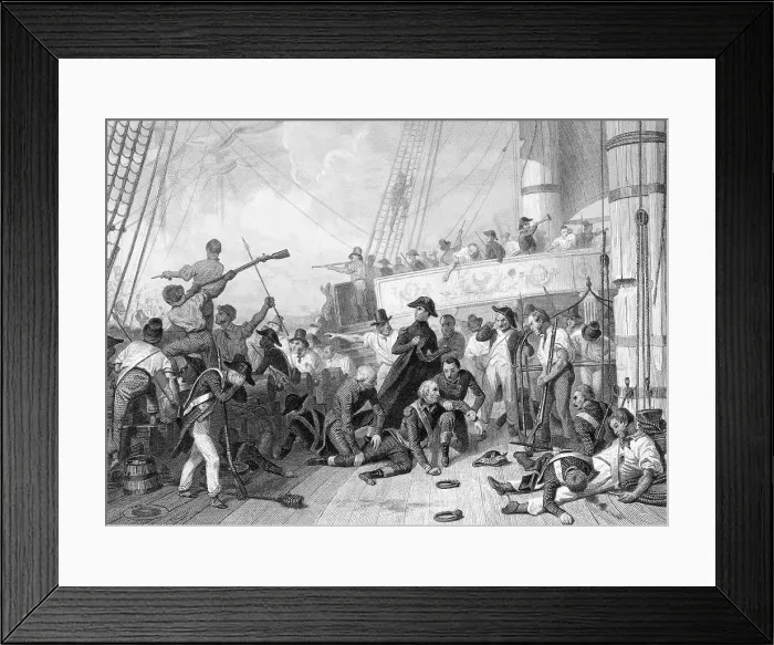 Framed Print : Battle of Trafalgar