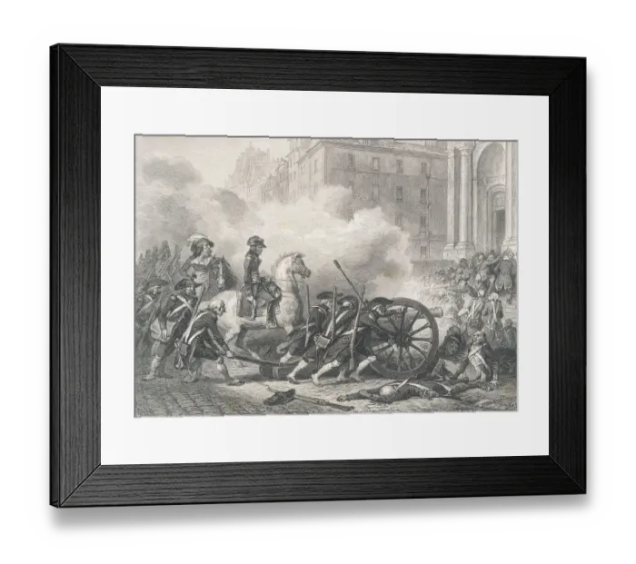Framed Print : Napoleon Crushing Royalist Rebellion Framed Print : Napoleon Crushing Royalist Rebellion