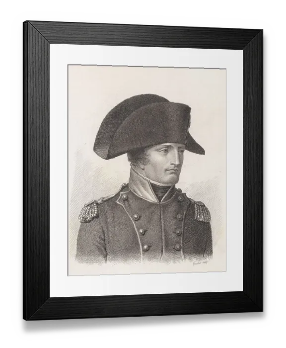 Framed Print : Portrait of Napoleon Framed Print : Portrait of Napoleon