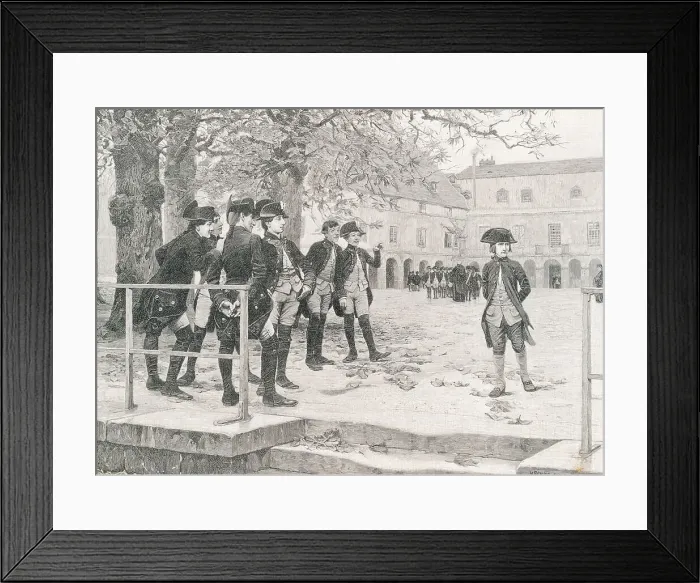 Framed Print : Napoleon at Military Academy Framed Print : Napoleon at Military Academy
