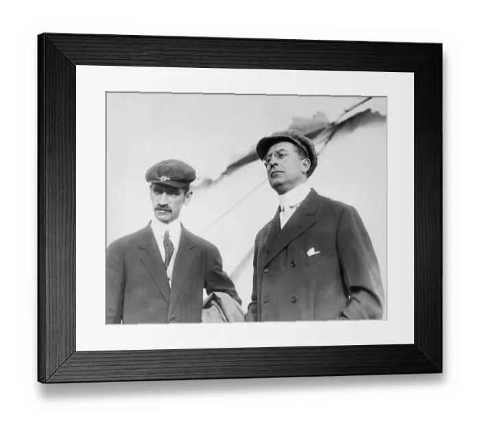 Framed Print : Harmon Curtiss and Glenn Curtiss Framed Print : Harmon Curtiss and Glenn Curtiss