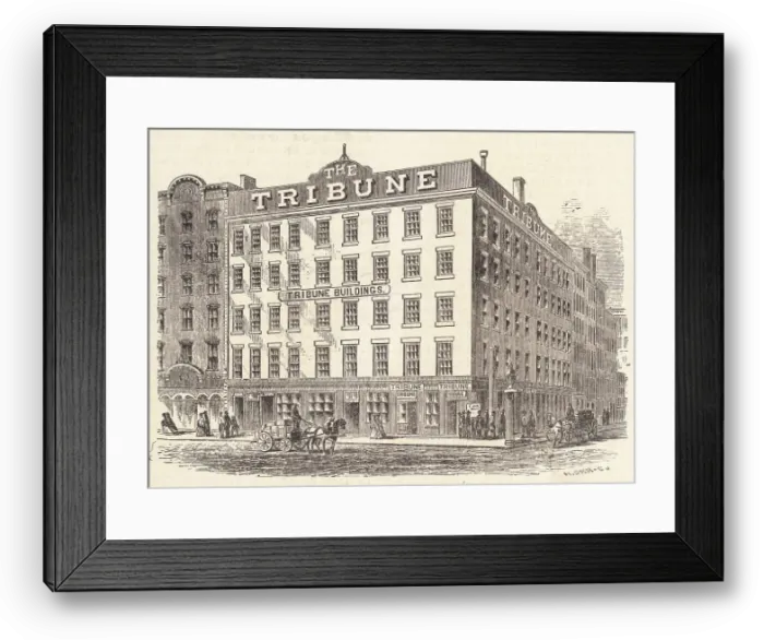 Framed Print : Tribune Building