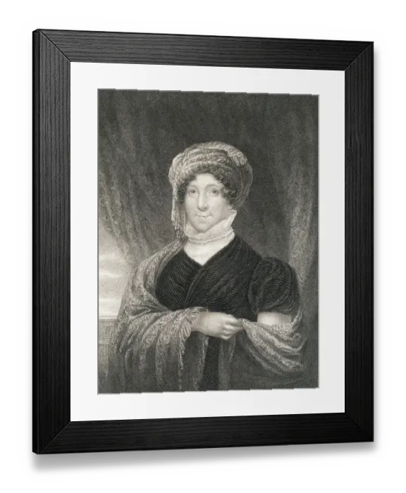 Framed Print : Portrait of Dolley Madison Framed Print : Portrait of Dolley Madison