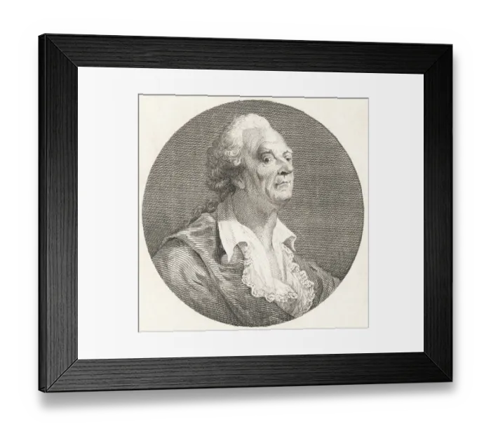 Framed Print : Portrait of Georges-Louis Leclerc Comte de Buffon Framed Print : Portrait of Georges-Louis Leclerc Comte de Buffon