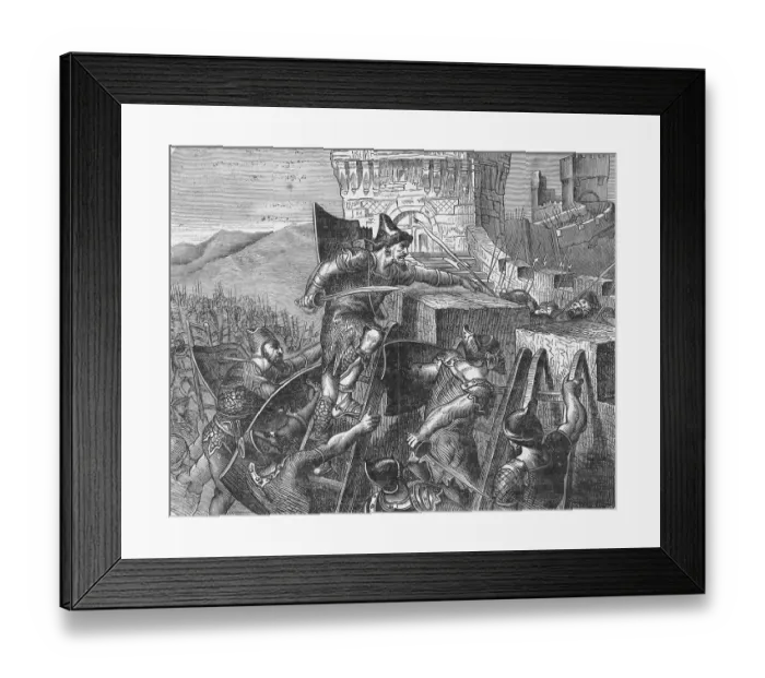 Framed Print : Babylonians Seizing Ancient City Framed Print : Babylonians Seizing Ancient City