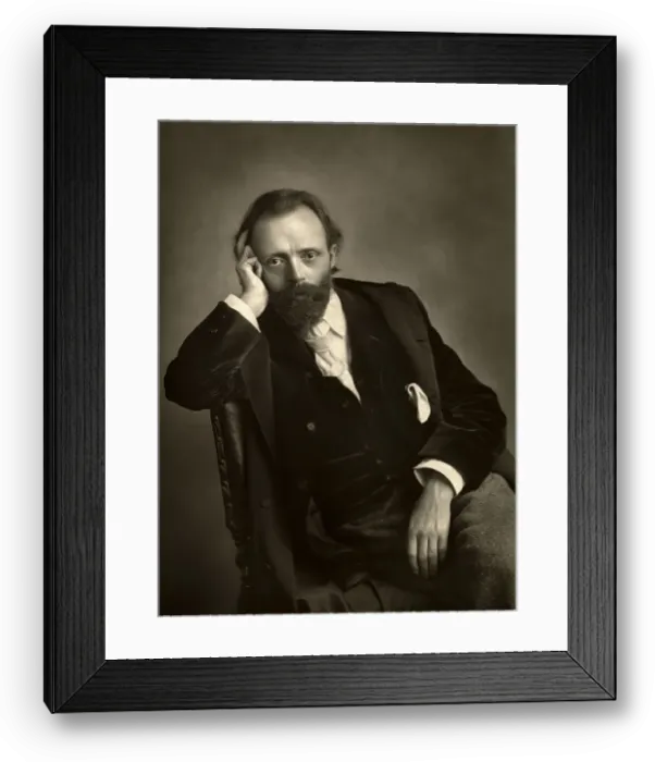 Framed Print : Portrait of Thomas Henry Hall Caine Framed Print : Portrait of Thomas Henry Hall Caine