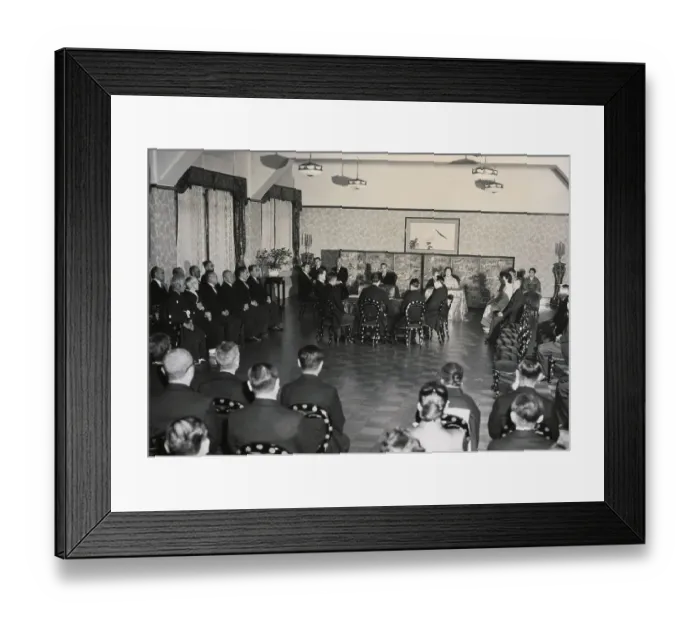 Framed Print : Japanese Literary Meeting Framed Print : Japanese Literary Meeting
