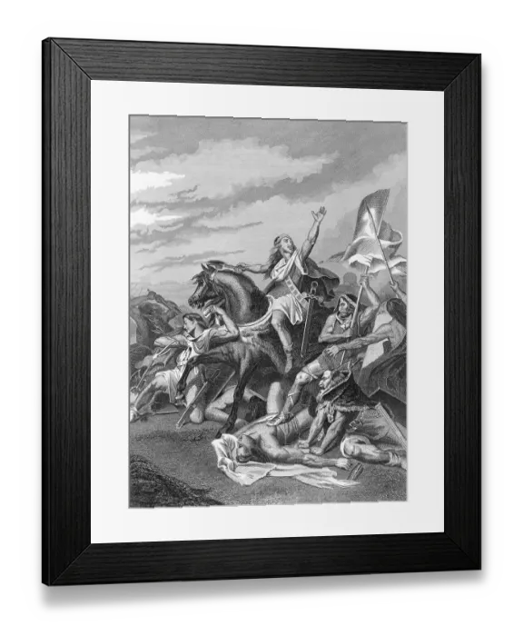 Framed Print : Clovis I Defeating Alemanni Framed Print : Clovis I Defeating Alemanni