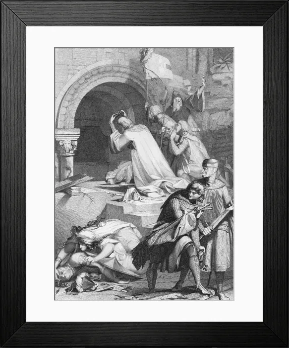 Framed Print : Godfrey of Bouillon During First Crusade Framed Print : Godfrey of Bouillon During First Crusade