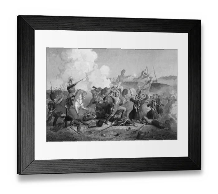 Framed Print : Battle During Crimean War Framed Print : Battle During Crimean War