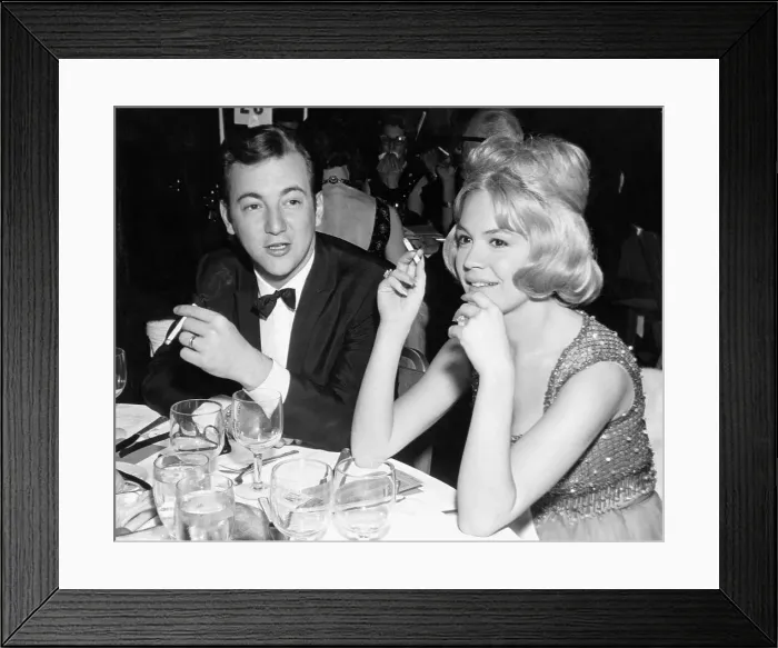 Framed Print : Bobby Darin and Sandra Dee Relaxing Framed Print : Bobby Darin and Sandra Dee Relaxing