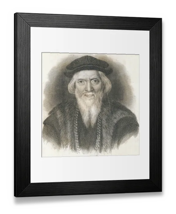 Framed Print : Portrait of Adventurer Sebastian Cabot Framed Print : Portrait of Adventurer Sebastian Cabot
