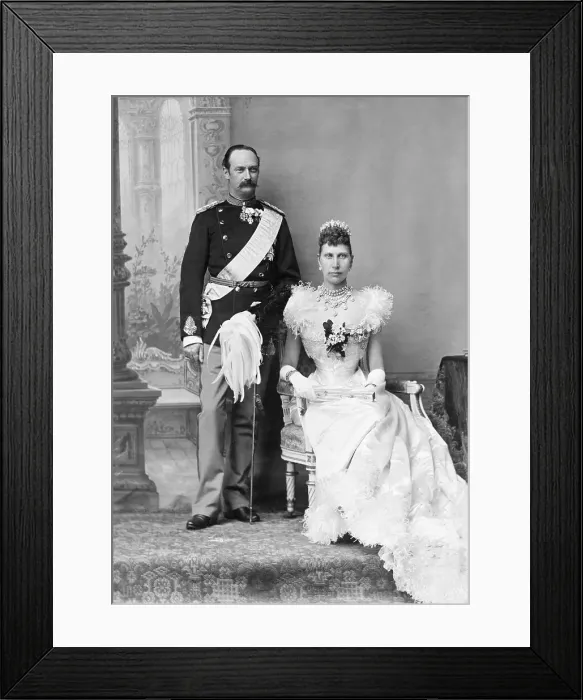 Framed Print : Denmark's Frederik VIII and Queen Louisa Framed Print : Denmark's Frederik VIII and Queen Louisa