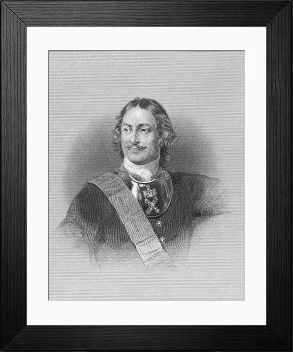 Framed Print : Portrait of Peter the Great Framed Print : Portrait of Peter the Great