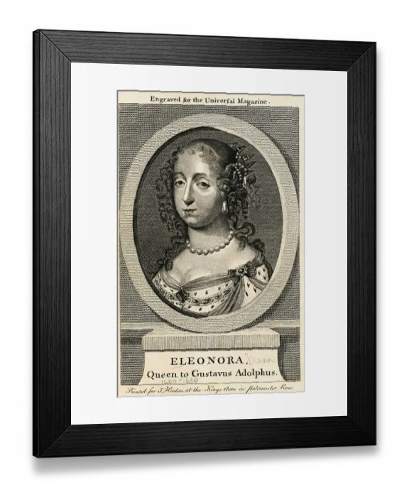 Framed Print : Sweden's Queen Eleonora Framed Print : Sweden's Queen Eleonora