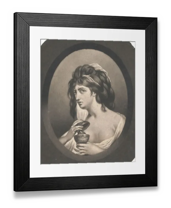 Framed Print : Portrait of Heloise Framed Print : Portrait of Heloise