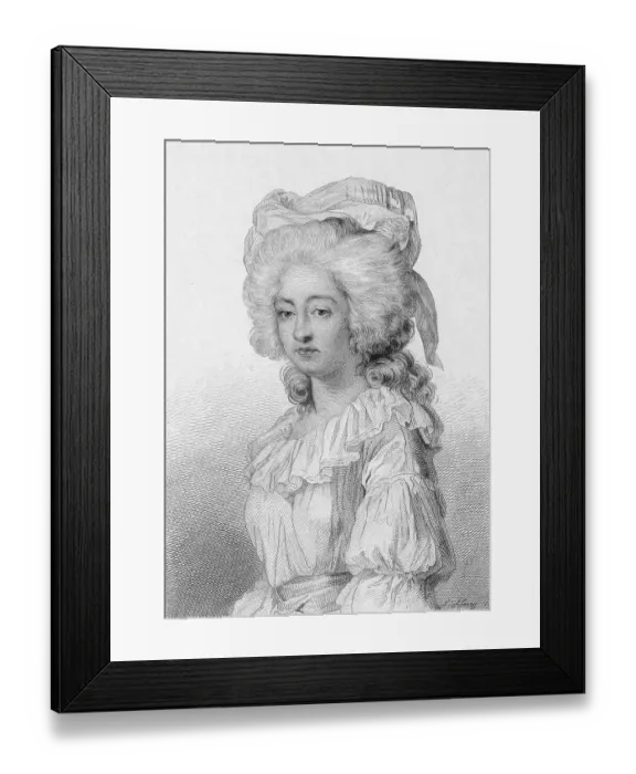 Framed Print : Portrait of Marie-Josephine-Louise