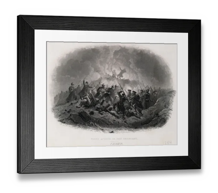 Framed Print : Battle of Sevastopol During Crimean War Framed Print : Battle of Sevastopol During Crimean War