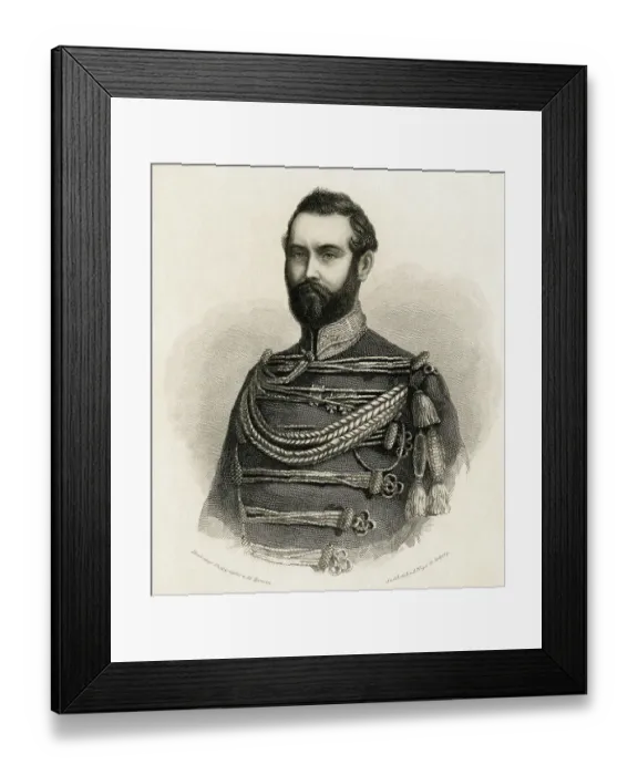 Framed Print : Sweden's King Charles XV Framed Print : Sweden's King Charles XV