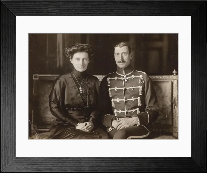 Framed Print : Denmark's King and Queen in 1900's Framed Print : Denmark's King and Queen in 1900's