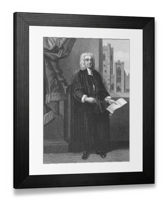 Framed Print : Portrait of Jonathan Swift Framed Print : Portrait of Jonathan Swift