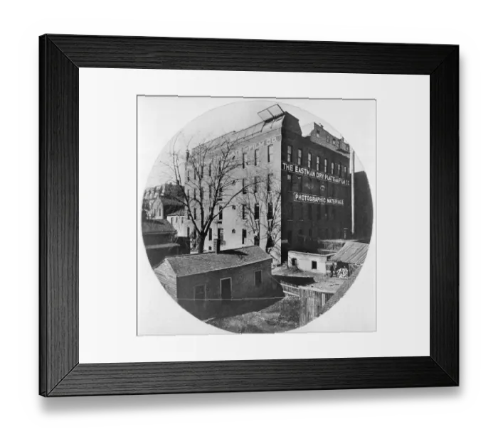 Framed Print : View Of George Eastmans Dry Plate Co Framed Print : View Of George Eastmans Dry Plate Co