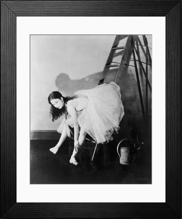 Framed Print : Agnes De Mille Wearing Ballerina Costume Framed Print : Agnes De Mille Wearing Ballerina Costume