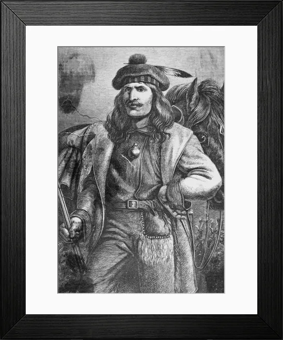 Framed Print : Portrait of Pierre Esprit Radisson Framed Print : Portrait of Pierre Esprit Radisson