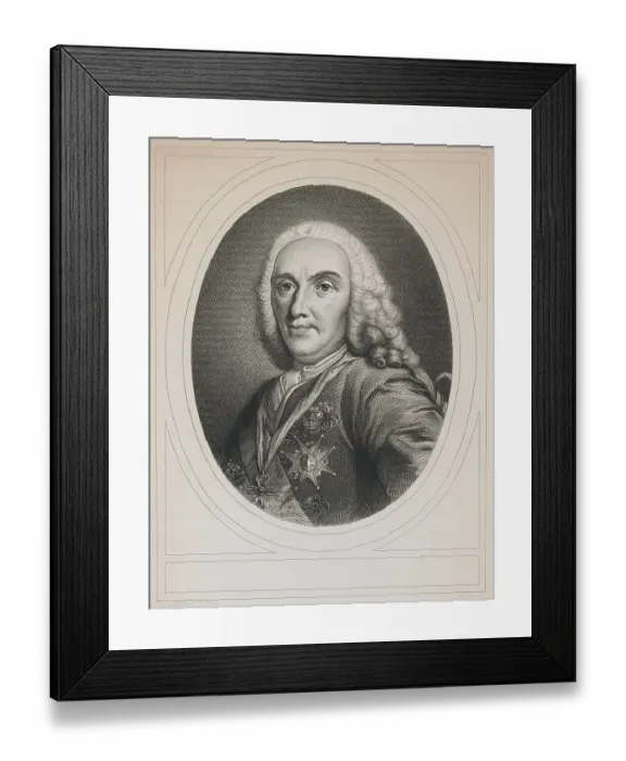 Framed Print : Engraving of Philip V, King of Spain Framed Print : Engraving of Philip V, King of Spain