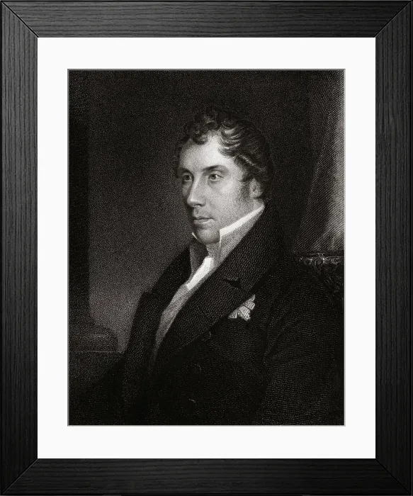 Framed Print : Portrait of George Hamilton Gordon Aberdeen Framed Print : Portrait of George Hamilton Gordon Aberdeen