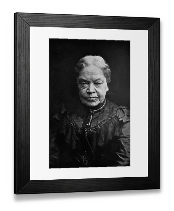 Framed Print : Baroness Marie von Ebner Eschenbach Framed Print : Baroness Marie von Ebner Eschenbach