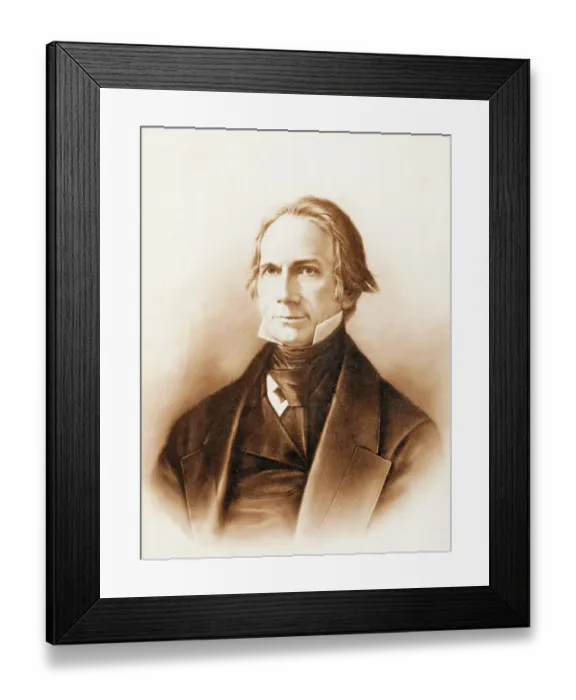 Framed Print : Portrait of Henry Clay Framed Print : Portrait of Henry Clay