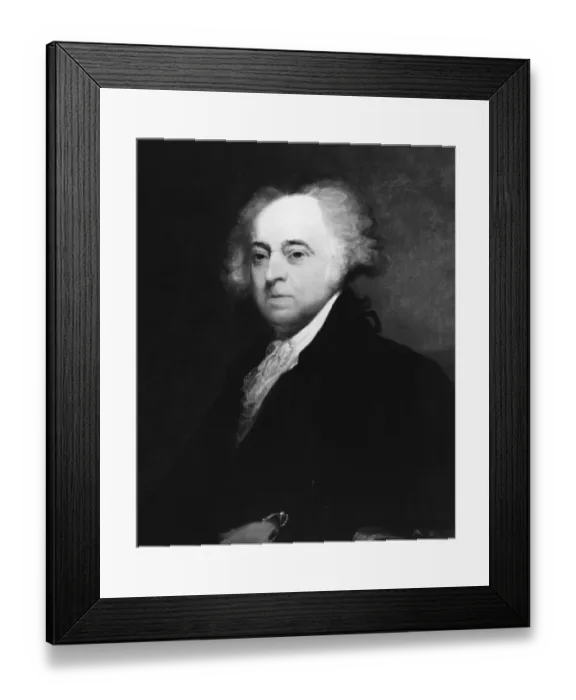 Framed Print : Portrait of John Adams Framed Print : Portrait of John Adams