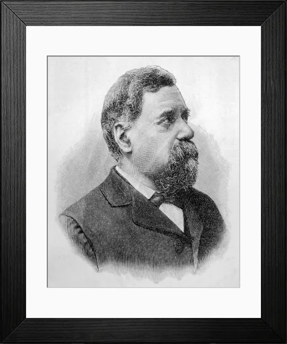 Framed Print : Portrait of Giovanni Schiaparelli Framed Print : Portrait of Giovanni Schiaparelli