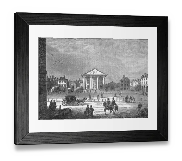 Framed Print : Covent Garden in 17th Century Framed Print : Covent Garden in 17th Century