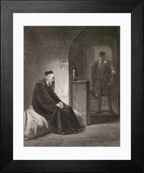 Framed Print : Sir Thomas More in Prison Framed Print : Sir Thomas More in Prison