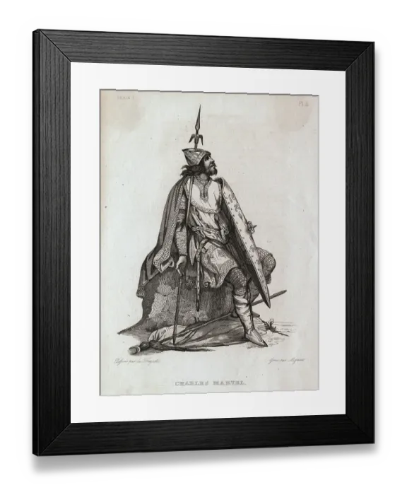 Framed Print : Portrait of Charles Martel Framed Print : Portrait of Charles Martel