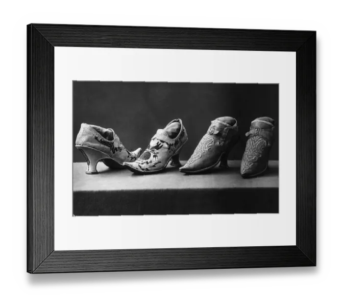 Framed Print : Shoe Display Framed Print : Shoe Display