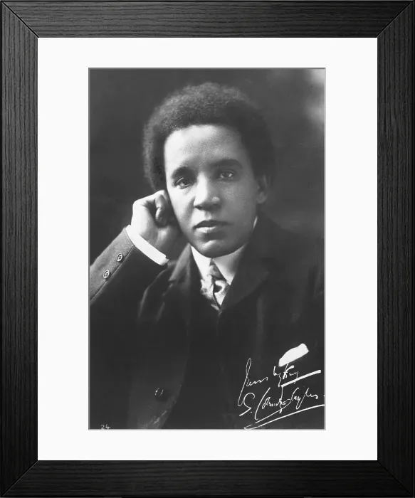 Framed Print : Portrait Of Samuel Coleridge-Taylor Framed Print : Portrait Of Samuel Coleridge-Taylor