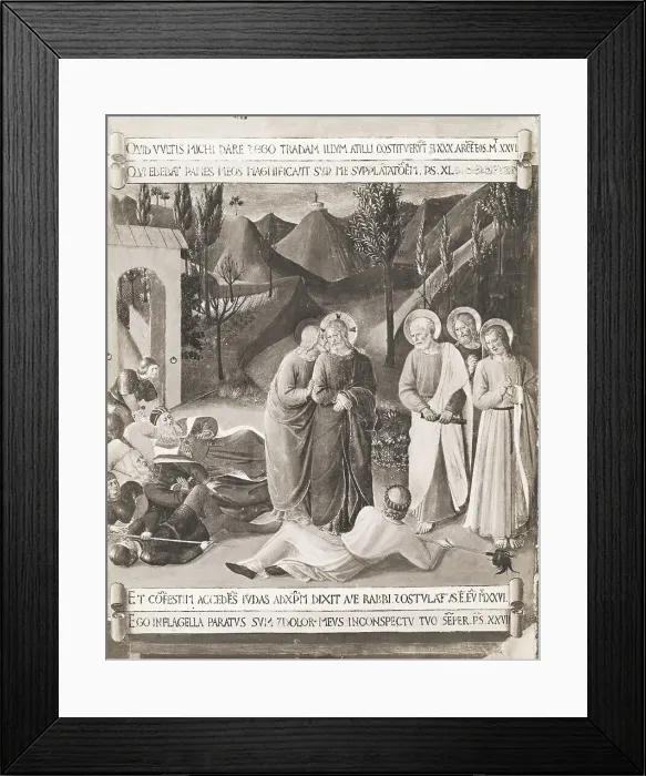 Framed Print : Judas Kissing Jesus Framed Print : Judas Kissing Jesus